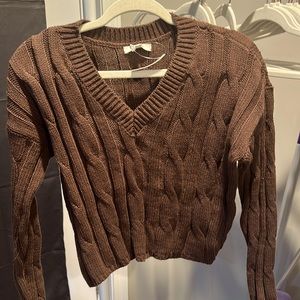 Madewell brown sweater